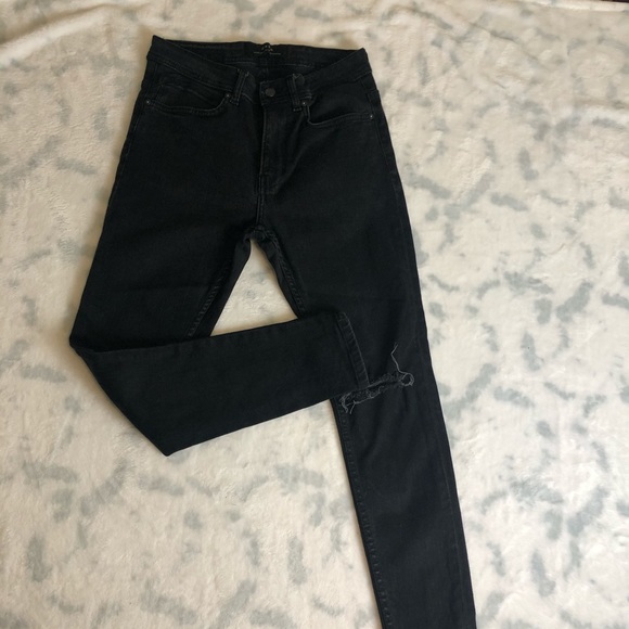 Zara: ZDMC Goods Original Denim Clothing 1975. Skinny High Rise  Black Jeans - Picture 6 of 15
